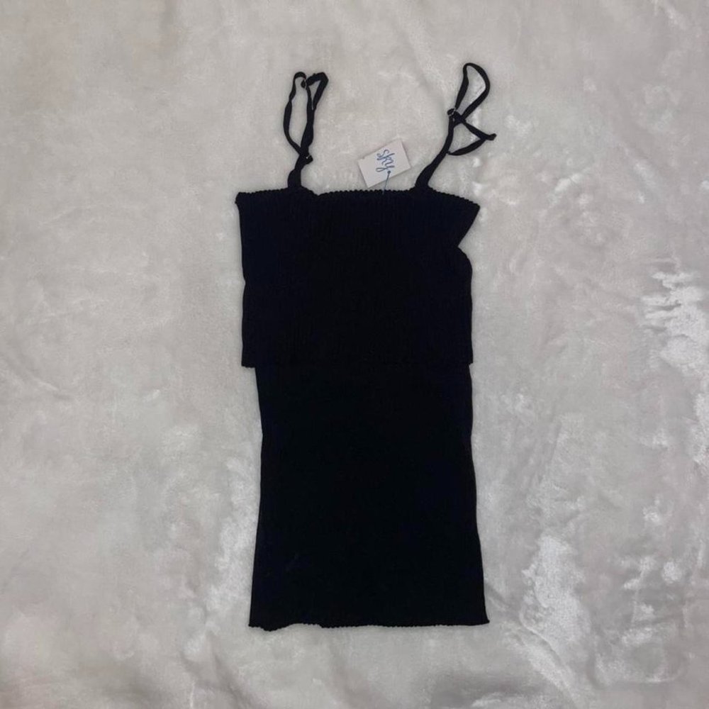 Vanilla Sky Black Tank Top